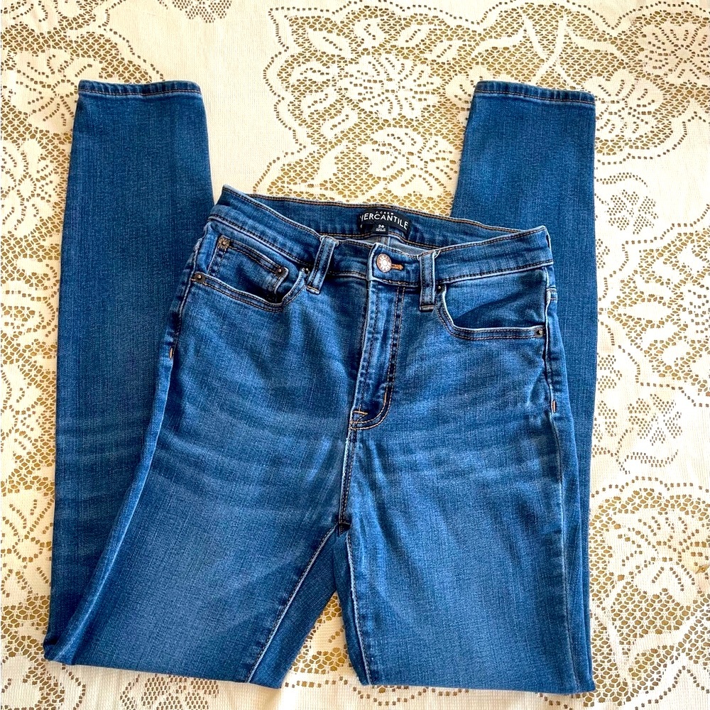J. Crew Classic Blue Skinny Jeans